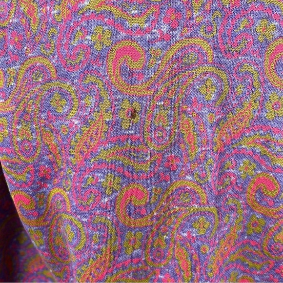 A Leslie Faye Original Purple Pink Green Bracelet Sleeve Blazer Jacket Medium? - Picture 6 of 9